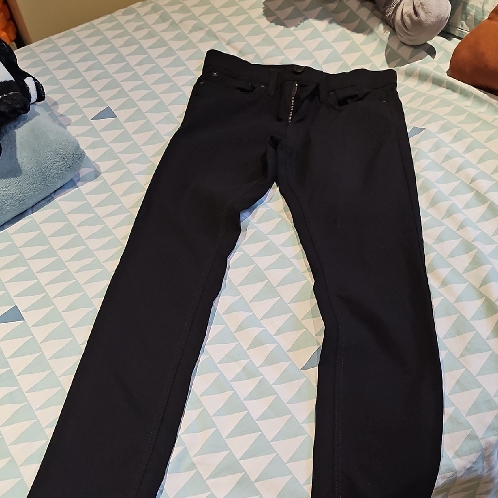 Point Zero Black Slim Stretch Pants